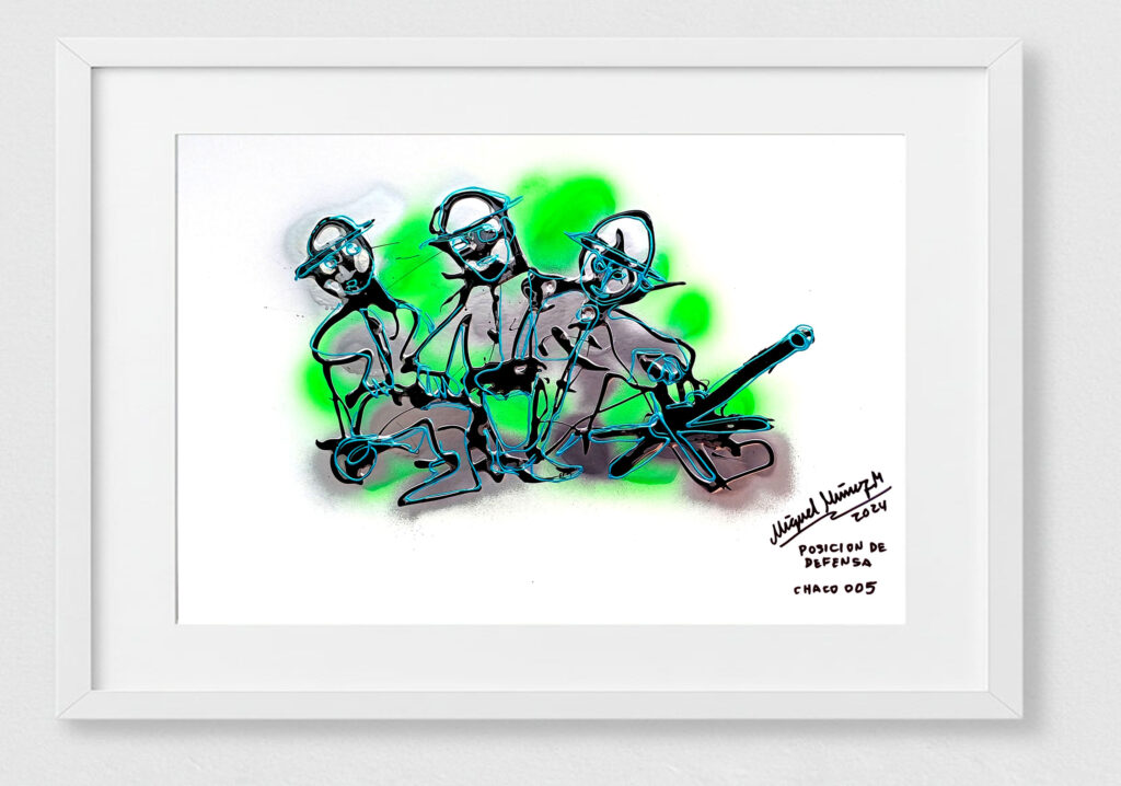 guerra del chaco miguel muñoz martinez pintor y escultor